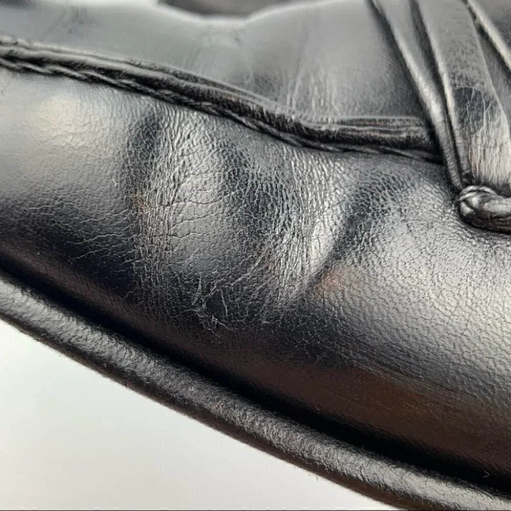 Allen Edmonds Bergamo loafers 10.5 E black Italian